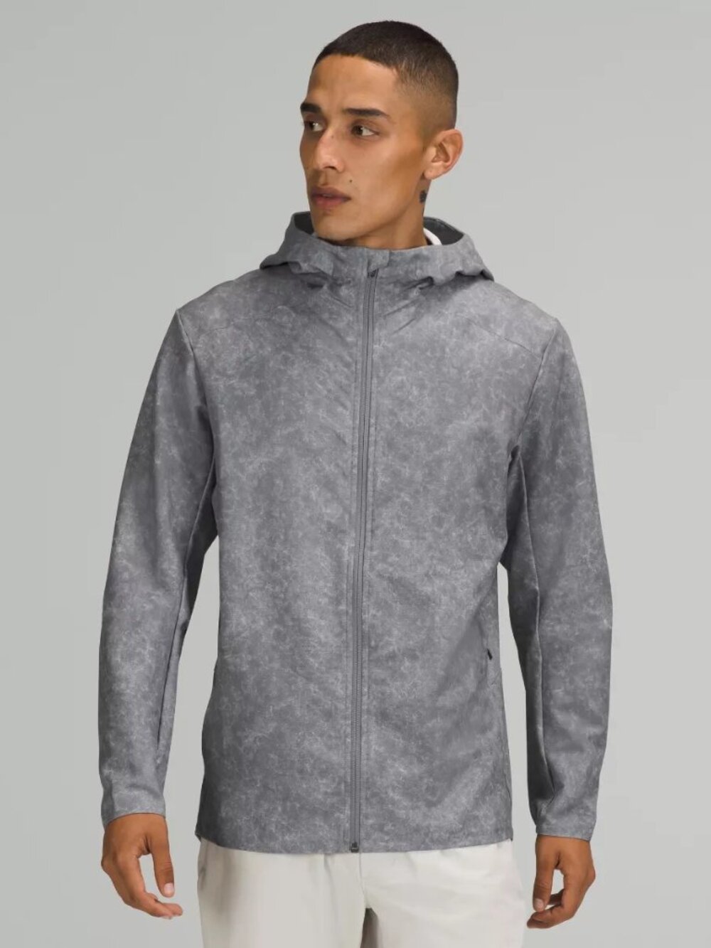Lululemon | Gray Warp Light Packable Jacket Hooded | Size L